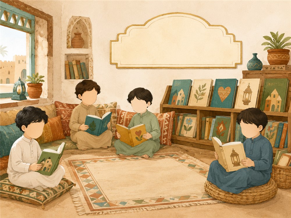 ركن أقرأ لأتعلّم — بطاقات وقصص