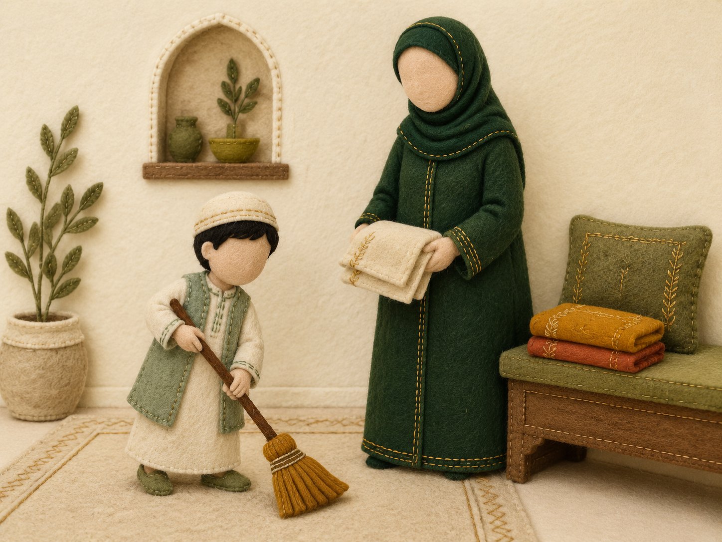 لوحة جوخ: مساعدة الأمّ