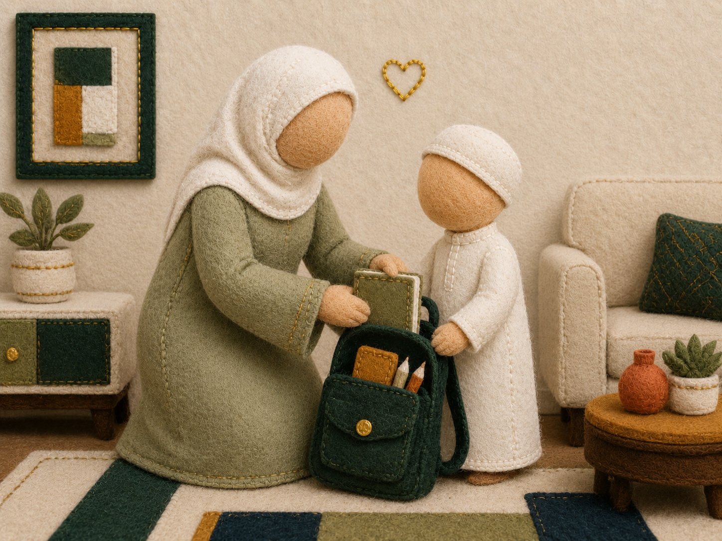 دور الأم