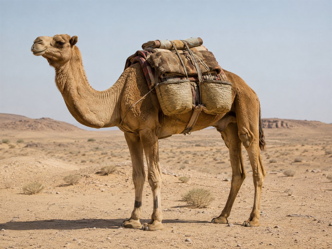 الإبل تحمل الأثقال
