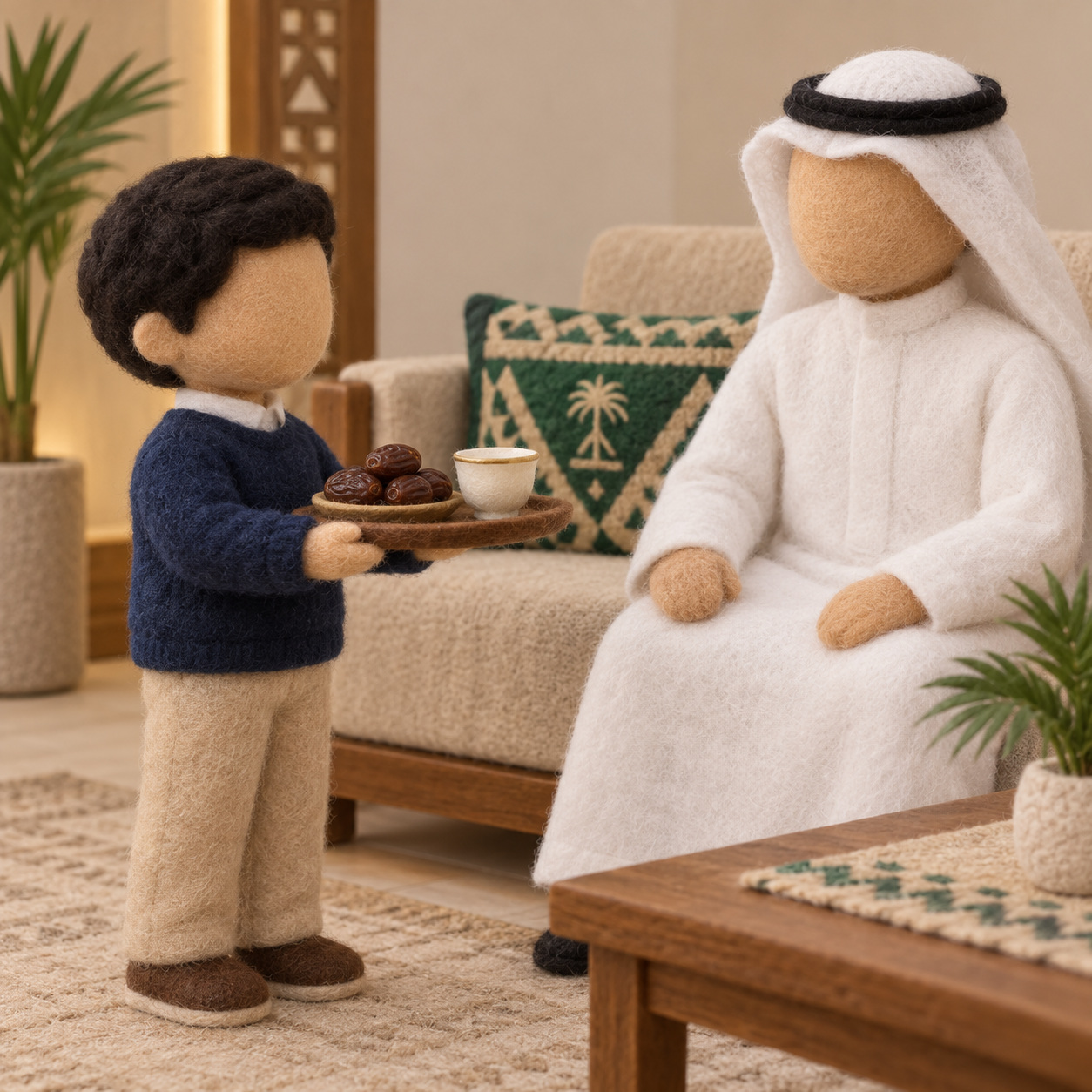أُكرمُ الضيف وأقدّم له