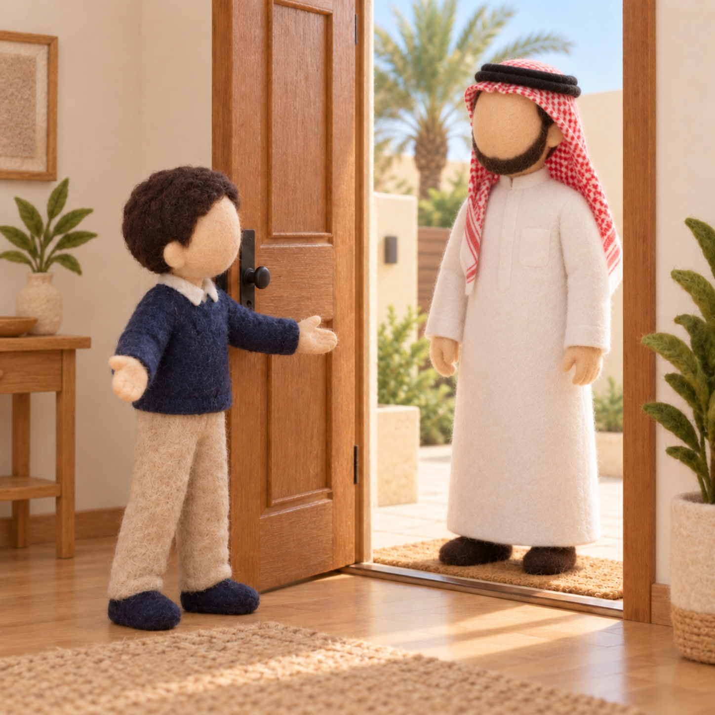 ٢) نُرحّبُ به